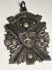 BIRKS Sterling Silver Calgary Dancing Medal Marked BIRKS Sterling on reverse Named and Dated 1955 Calgary Alberta Highland Dancing Association approximately 1.5 inch
