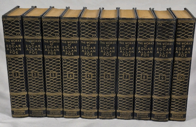 Vintage EDGAR ALLAN POE Book Set Centenary Edition 10 Volumes "Rare Full Collection"