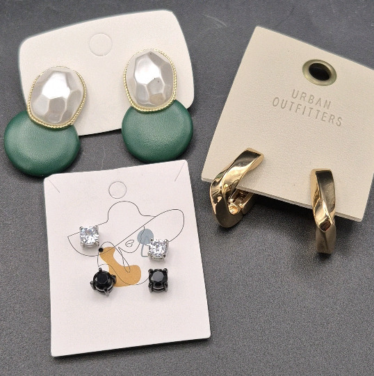 4 New Pairs of Earrings - 2 Pairs Magnetic