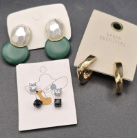 4 New Pairs of Earrings - 2 Pairs Magnetic