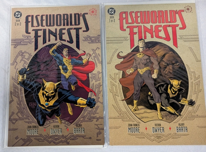 [Complete Set] 2 Vintage DC Elsworlds Finest Comics. Issues 1 and 2.