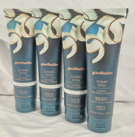 4 New Goodbaths Ocean Bliss Body Cream & Exfoliating Body Scrub 283g - Coconut & Hibiscus Flower