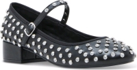 New in Box Sz 7.5 Womens Madden Girl Shoes Tutuu-r Block-Heel Mary Jane Flats