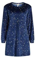 New Sz Large Joyspun Women's Velour Sleepshirt with Fuzzy Socks Set | So Cozy!