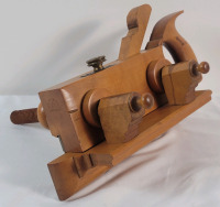 Vintage Auburn Tool Co. Wooden Screw Arm Plow Plane No.96 . Missing Blade .