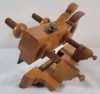 Vintage Auburn Tool Co. Wooden Screw Arm Plow Plane No.96 . Missing Blade . - 6