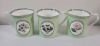 Set of 6 - Queen's " The Royal Horticultural Society " Applebee Collection Coffee Mugs . - 3