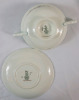 Vintage Royal Doulton " The Pembroke " Soup Bowls & Saucers . 5 Bowls & 9 Saucers . All Pieces Ring True - 6