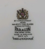 Vintage PARAGON " Tree of Kashmir " Basin Bowl . Measures 10" diameter & 3 ⅝" tall . No chips or cracks - 5