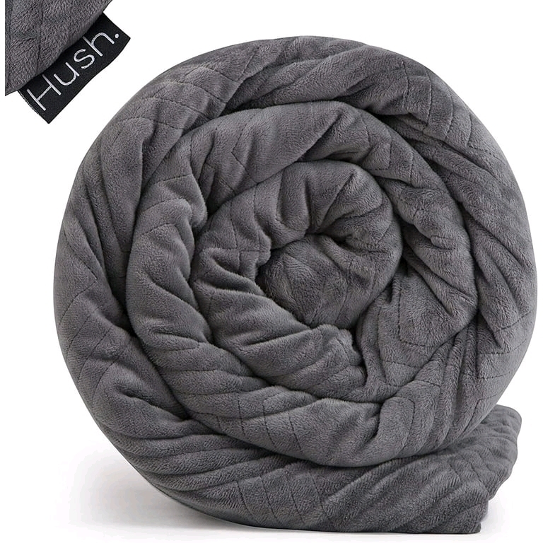 New - Hush Classic Weighted Blanket 30 lb. King , measures 94"&times;96". Gray