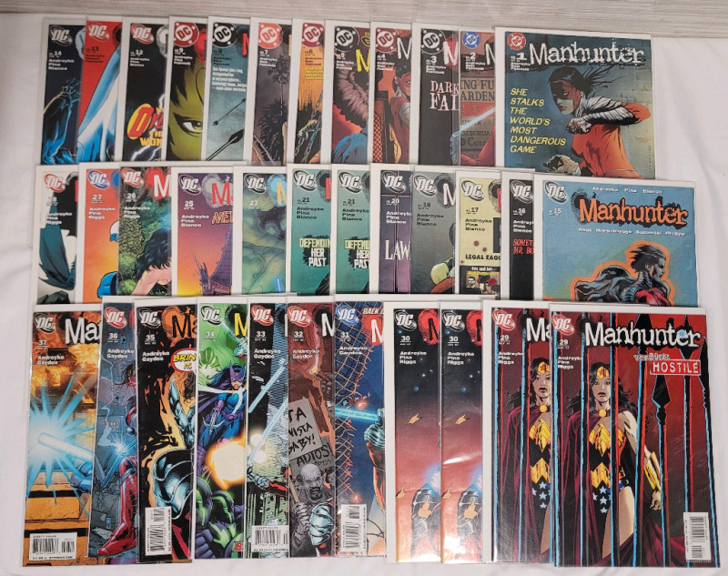 DC Comics 2004 Manhunter No.1 - No.37 , Missing 6 Issues for Complete Run . Very Fine Ungraded Condition