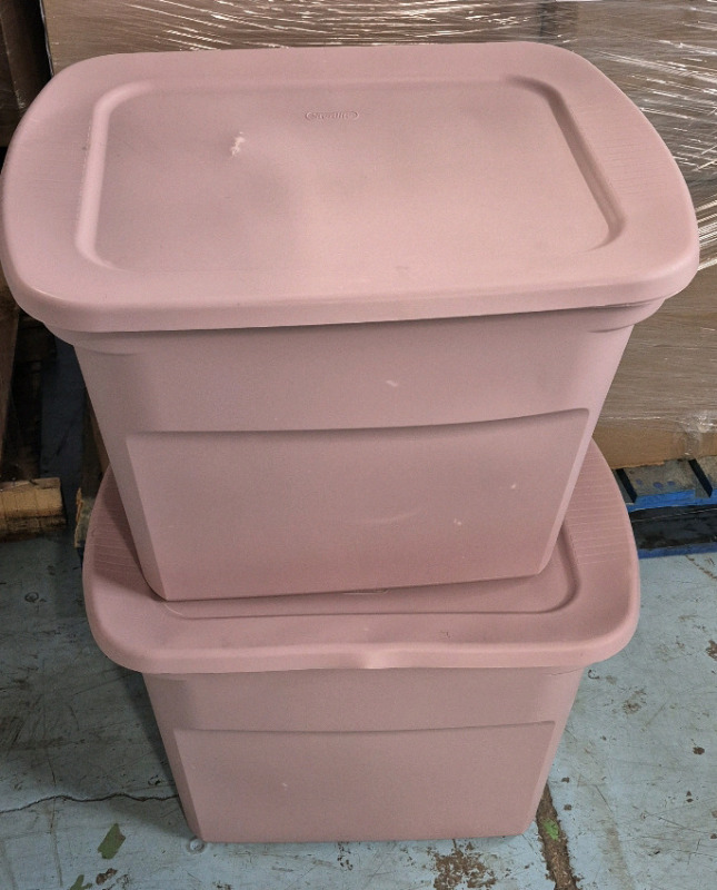 2 Sterilite Storage Bins 23.5" x 18 x 16"