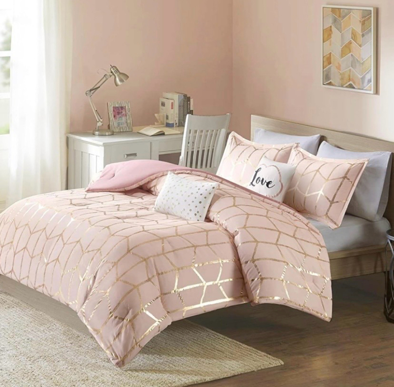 New Intelligent Design Full/Queen Comforter Bedding Set