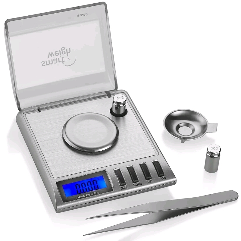 As New High Precision Digital Milligram Scale 20 x 0.001g Reloading, Jewelry and Gems Scale. Retails for $67
