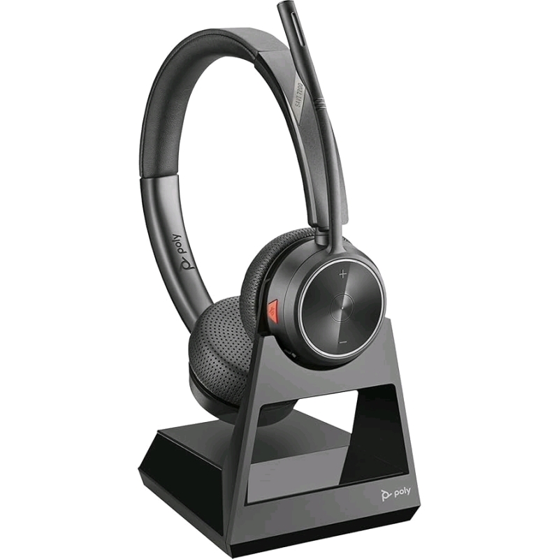 As New Plantronics Poly SAVI 7220 Office Headset. Retails for $327