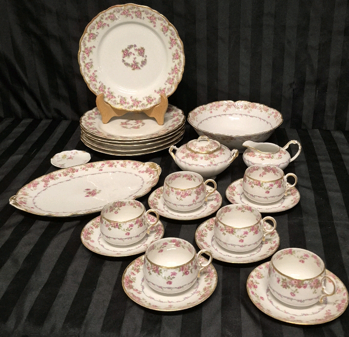 23 Pieces Vintage Limoges Dishes