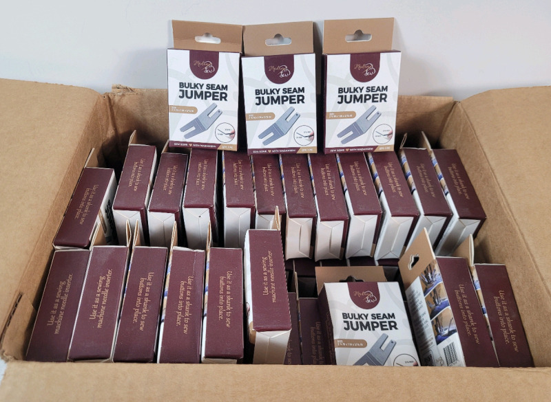 60 New Madam Sew Bulky Seam Jumper . This sewing aid is designed to help sew over thick or bulky seams, preventing skipped stitches, uneven stitches, and broken needles