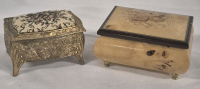 2 Beautiful Women's Musical Box & Trinket Box - Japan & Italy