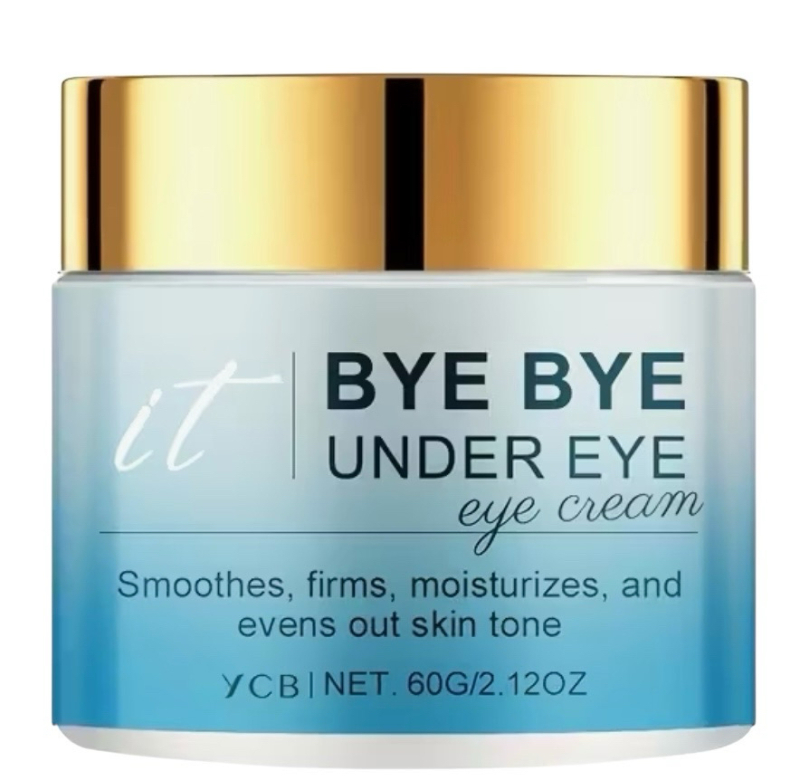 New YCB Bye Bye Under Eye Cream 60g/2.12oz Firming & Moisturizing Eye Cream with Retinol Collagen Hyaluronic Acid Caffeine & Vitamin C - Fast-Absorbing Non-Greasy Formula for Dark Circles, Puffiness & Eye Bags