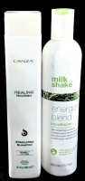 [See Desc] L'AMZA Healing Nourish Stimulating Shampoo & MILK SHAKE Energizing Blend Hair Thickening Conditioner with Rosemary & Sage