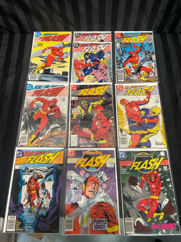 10 DC The Flash Volume 2 Comics, Issues #1&ndash;9