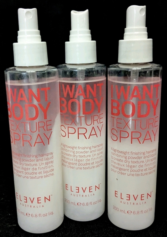 [See Desc] 3 ELEVEN Australia "I Want Body" Texture Sprays (200ml)
