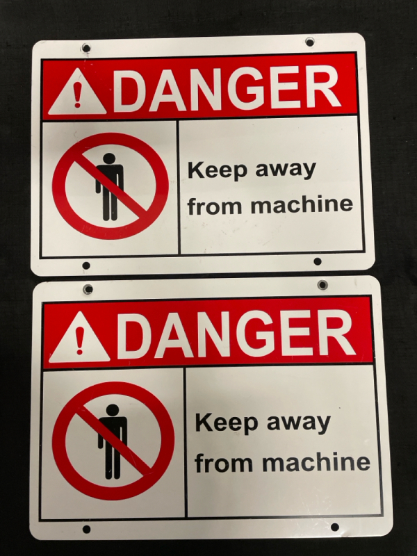 2 10&rdquo;x14&rdquo; Double-sided metal signs | same print on both sides