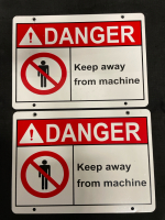 2 10&rdquo;x14&rdquo; Double-sided metal signs | same print on both sides