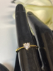 Moissanite 18KGP Stamped GRA CERTIFIED Heart Shaped Brilliant Moissanite 925S Open Adjustable Size Luxury VVS D Color Grade Moissanite Stone Comes with GRA Certificate - 5