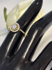 Moissanite 18KGP Stamped GRA CERTIFIED Round Brilliant Adjustable Size Luxury Ring WSD Color Grade Moissanite Stone Comes with HRA Certificate 1 CT - 4