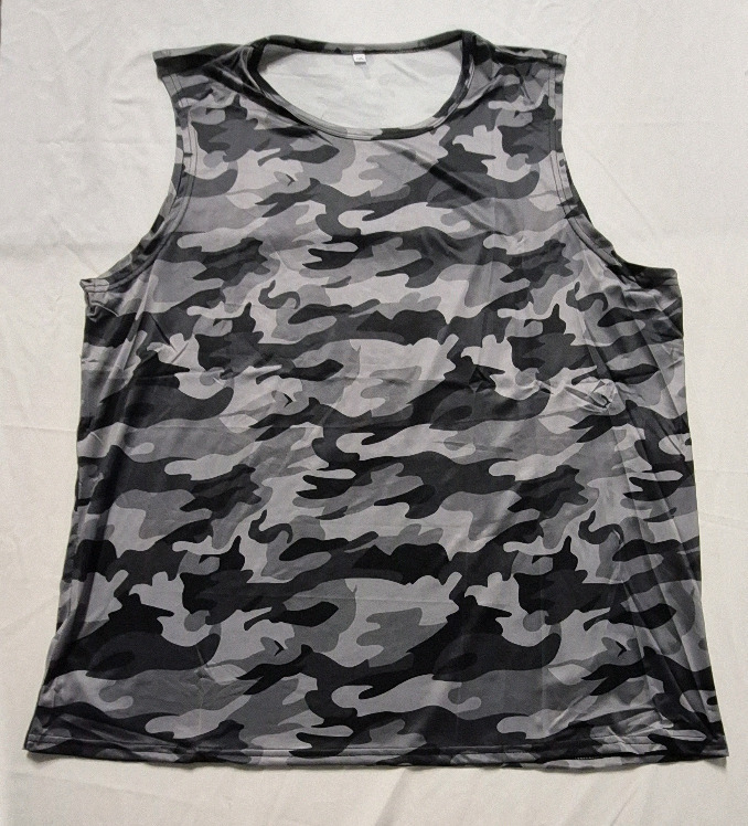 New Sz 1XL Men's Camo Tank Top