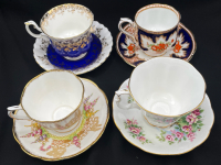 4 Royal Albert Bone China Floral Teacups