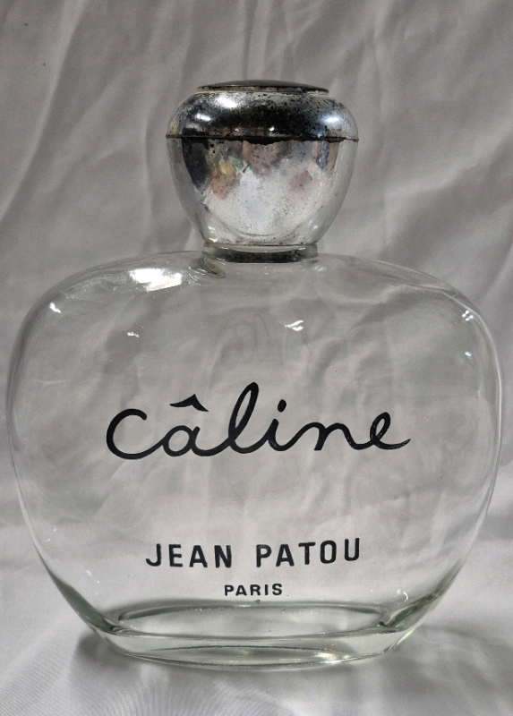 Vintage Perfume Display Bottle Caline Jean Patou Paris 8.4" Tall