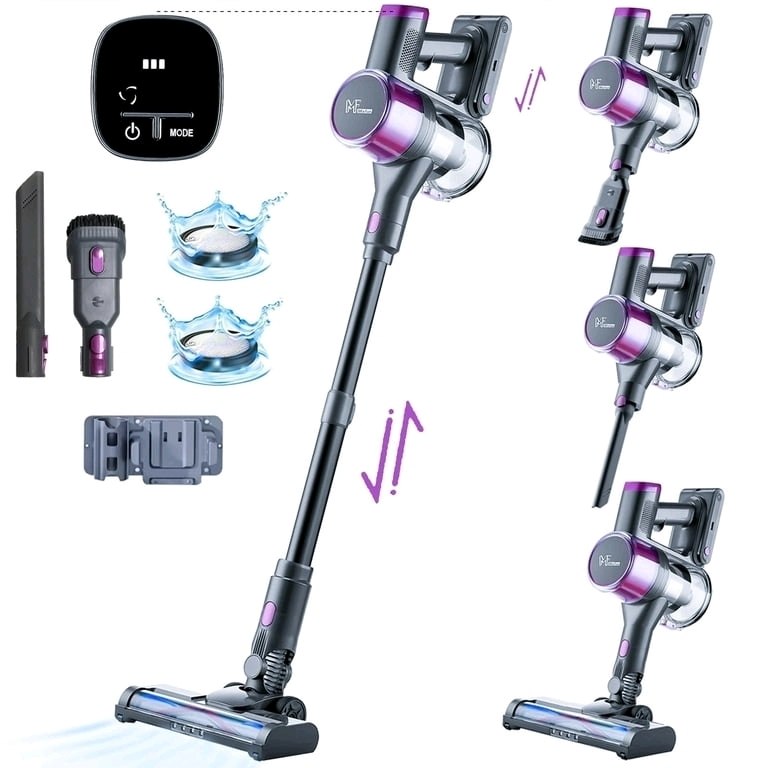 New Mixfun Cordless Stick Vacuum Cleaner. Lightweight - for Pet Hair with Led Display Screen M600 New