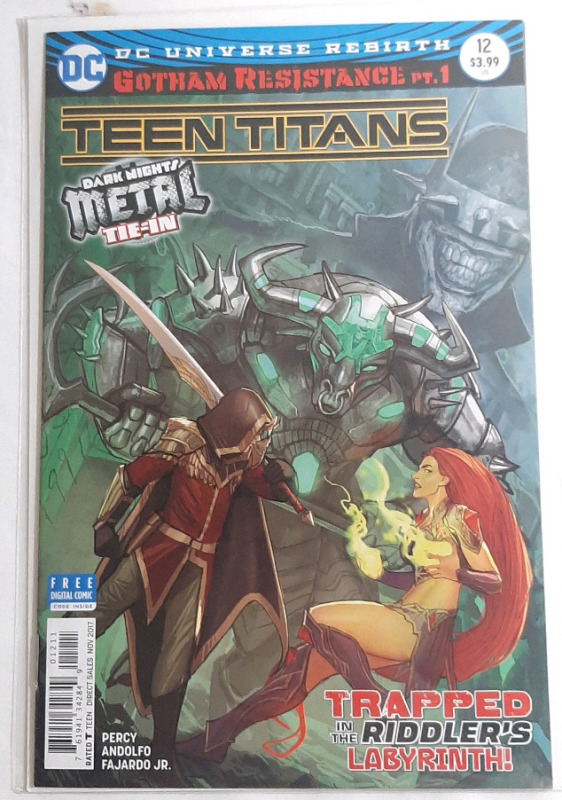 High Grade DC Teen Titans (2016) Issues #12 | First Appearance of The Batman Who Laughs