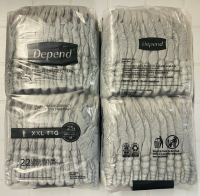 New 44 XXL Depend Fresh Protection Adult Incontinence Underwear (2 packs of 22) - Retails at $83.98!
