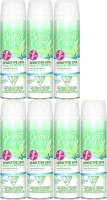 7 New GILLETTE Satin Care Sensitive Skin Shave Gel, 198g ea