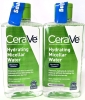 2 New CERAVE Hydrating Micellar Water, No-Rinse Ultra Gentle Cleanser with 3 Essential Ceramics & Niacinamide, 296ml ea - 2