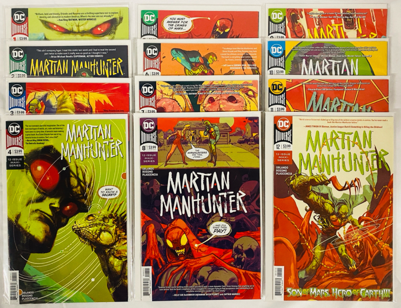 12 DC Martian Manhunter Solo Series Comics, Issues #1-12