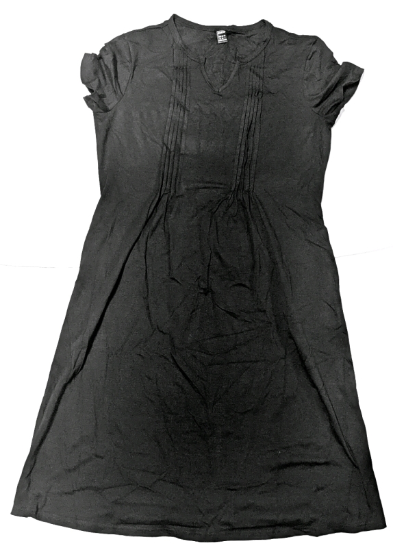New Size MED Women's Super Soft Stretchy Short Sleeve Midi Dress (Feels Like T-Shirt Material!)
