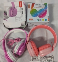2 As-New On Ear Earphones. Tuneflux and Midola.