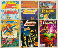 9 Vintage to New DC Legion of Super-Heroes Comics; All Key Comics from the 80&rsquo;s and &lsquo;90&rsquo;s