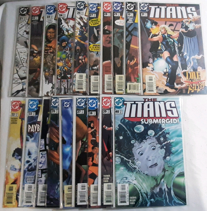 High Grade DC The Titans (1999) Issues #21-25, #27-40 (Consecutive Runs)