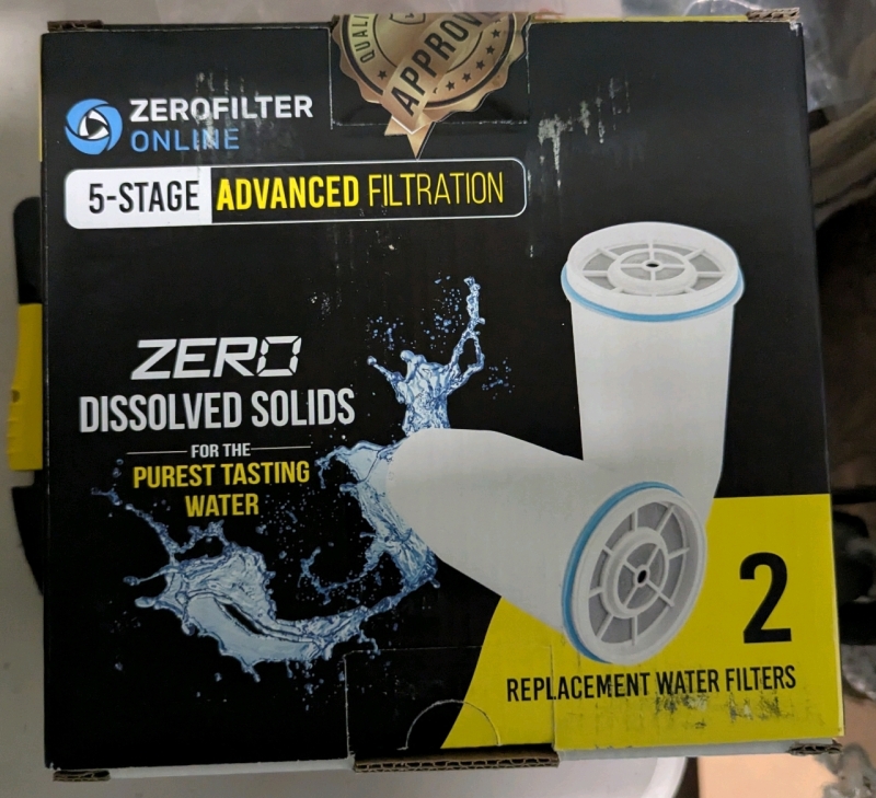 16 New Zerofilter 5 Stage Advanced Filtration Replacement Filters. (8 x 2 packs.) Retails for 272 Total!