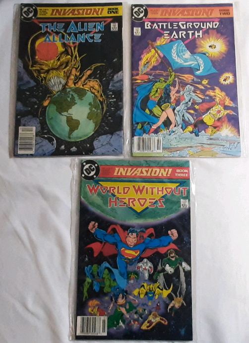 High Grade DC Invasion! (1988) Issues #1-3 (Complete Run)