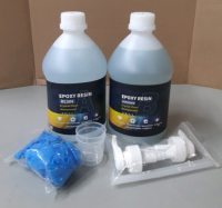 New 1 gallon epoxy resin kit crystal clear non-flammable retails over $65