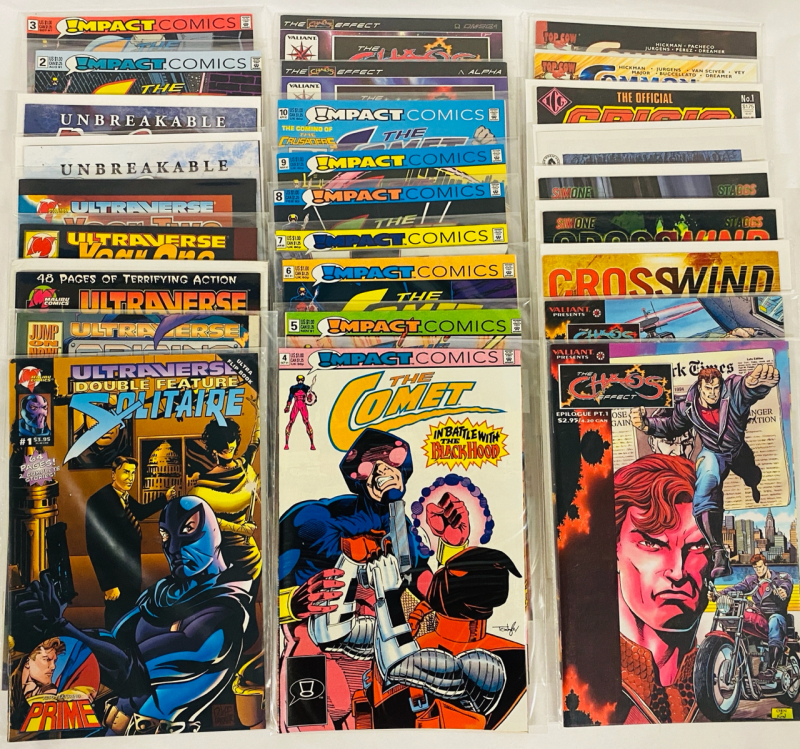 27 Comics, Variety of Publishers; Includes The Chaos Effect, The Comet, Ultraverse, and More