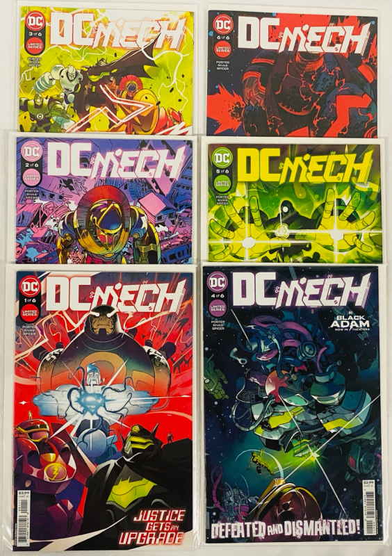 [Complete Run] 6 DC &ldquo;DC Mech&rdquo; Comics (2022) Issues #1-6