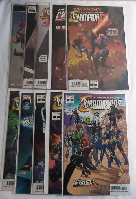High Grade Marvel Champions (2019) Issues #1-10 (Complete Run)