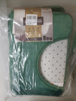 New set of three Clara Clark bathroom rugs large 20 in X 32 in small 17 in x 24 in Contour 20-in x 24 in retails $89.69